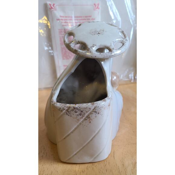 Mother Mary and baby Jesus Planter pen holder vintage religious Decor gothic - Picture 3 of 8